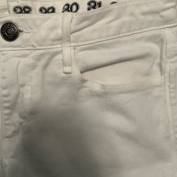 EARNEST SEWN WOMENS WHITE JEANS - Picture 3 of 6